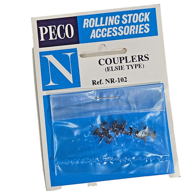 Peco Rollmaterial Zubehör Spur N Ref Nummer NR-102 Elsie Typ Kupplungen