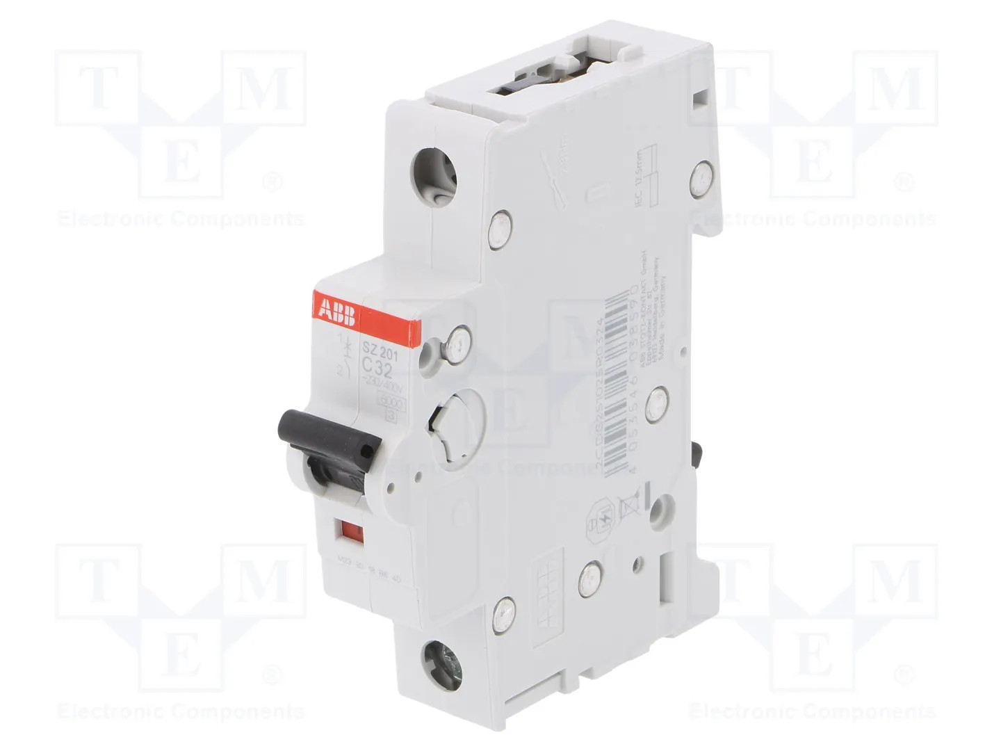 Abb Grigio Interruttore Differenziale, Wyłacznik Sz201-C32 6Ka 32A 1P - Immagine 2