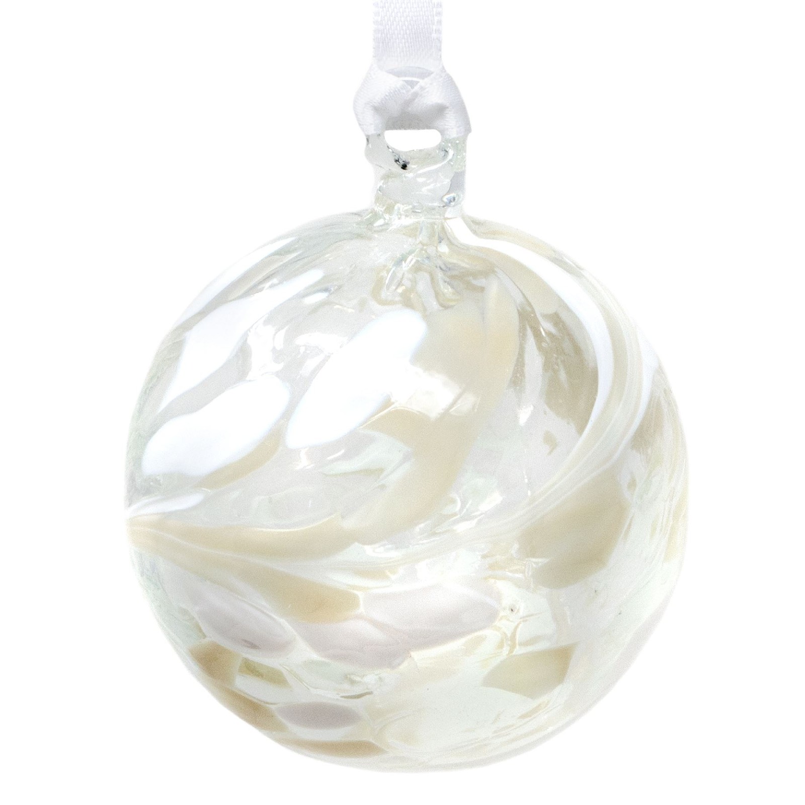 Milford April Birthstone Friendship Globe Diamond Small Glass Hanging Keepsake
