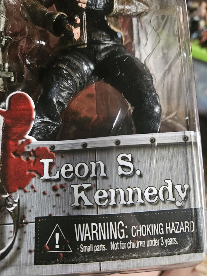 Figura de acción NECA Resident Evil 4 Leon S. Kennedy con chaqueta NUEVO Foto 4 de 4