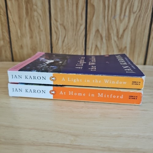 Jan Karon Lot Mitford Series 1 & 2 At Home in Mitford, A Light in the Window - Imagen 3 de 5