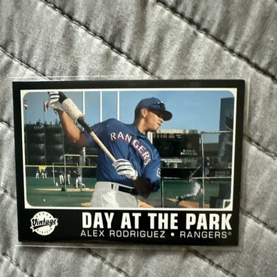 Upper Deck Vintage DP3 Alex Rodriguez Rangers Day at the Park Baseball Card