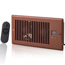 VEVOR 4x10in Vent Register Booster Fan With Remote + Thermostat Control