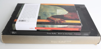 3x Franz Kafka, Das Schloß, (Büchergilde) + Brief an den Vater + Der Prozess