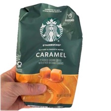 Starbucks Arabica Beans Caramel, Naturally Flavored, Coffee, 11oz FREE SHIPPING