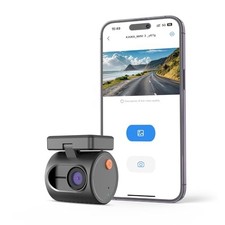 4K Dual Dash Cam Front  Rear with Night Vision, GPS, 128GB Storage Capacity