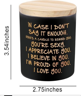 Candles Gifts for Him Men Romantic Unique Husband Boyfriend Gifts for holidays