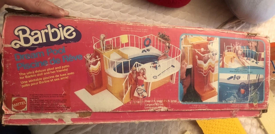++ LAST RELIST ++ Pack Barbie Dream Pool Piscine De Reve 1979 Mattel No Doll - Imagen 1 de 4