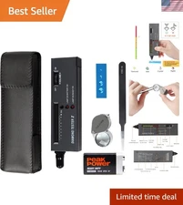 Professional Gem Tester Kit - Diamond Testing Pen, 10x Loupe & Tweezers Included