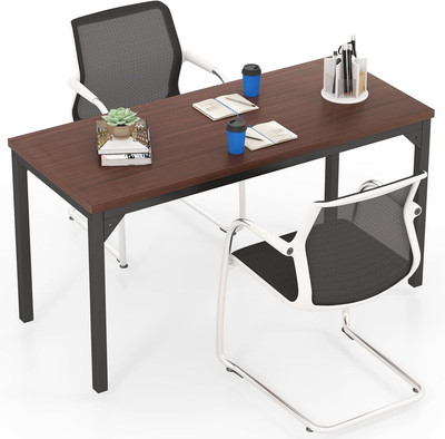 55 Inch Conference Table, Large Meeting Room Table with Honeycomb Tabletop, Stab