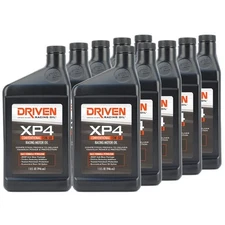 Driven Racing Oil 00506, XP4 Racing Oil, Conventional 15W-50, 10 Quarts