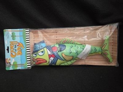 Fat Cat Catch Of The Day The Cod Father Catnip Toy For Cats Stuffed Fish New