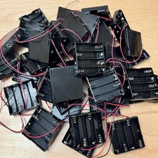 40 PCS - 4X Series AA Battery Holder Case Box with Wire Leads for 6V
