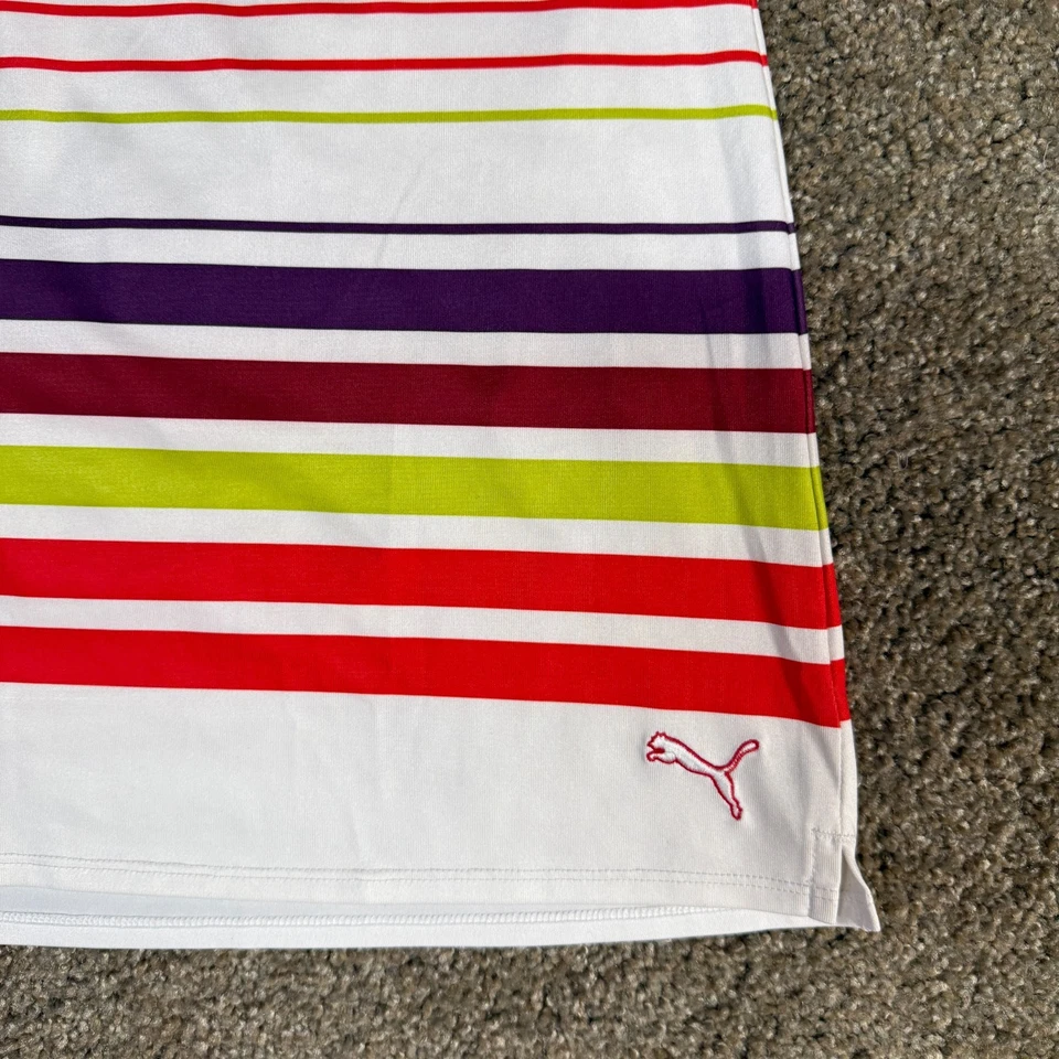 Calzoncillos deportivos de golf PUMA Lifestyle coloridos medianos blancos a rayas celdas secas Foto 2 de 4