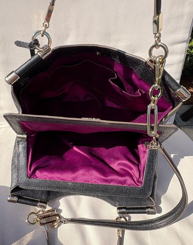 Coach Caroline Madison schwarze Handtasche goldene Beschläge 25245 EUC Rarität ursprünglich 375 $ - Bild 13 von 22