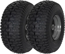 Replacement Lawn Mower Front Tires 15x6.00-6 Tire &Wheel Assembly 2 Pack US