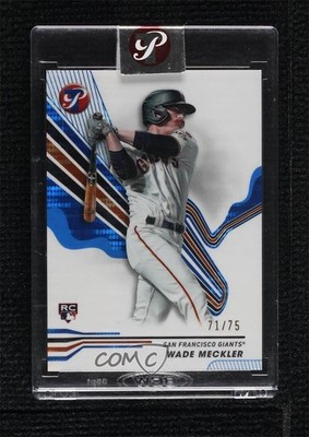 2024 Topps Pristine Blue Pulsar Refractor 71/75 Wade Meckler #127 Rookie RC nc6