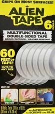 Alien Tape 6-Pack 10 ft Reusable Double-Sided Multi-Surface Mounting Nano Grip