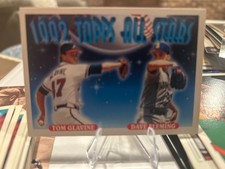 Tom Glavine 1993 Topps All Star w/ Dave Fleming #410! 2 Card Min! Read Desc!