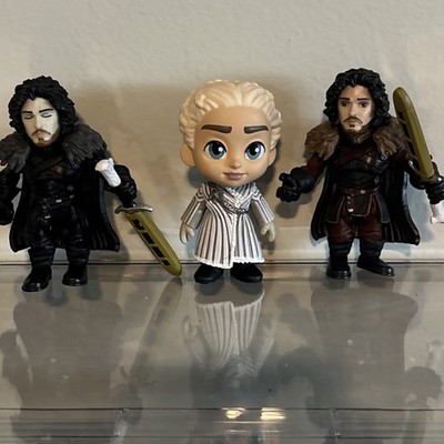 Game Of Thrones 3.25'' Action Figures The Loyal Subjects Lot Of 2 And 1 Funko Pop