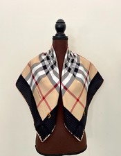Unisex Burberry Scarf Logo Classic Nova Check...