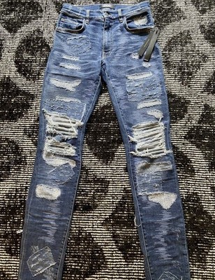 Amiri MXO Med Indigo Jeans with tags 
