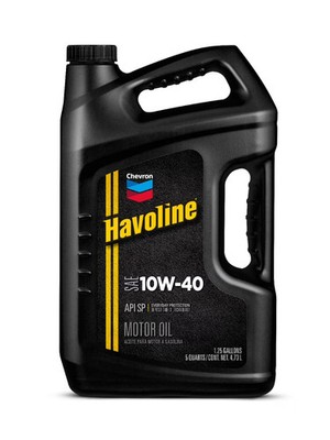 Havoline Conventional 10W-40 Motor Oil 5 Quart Bottle