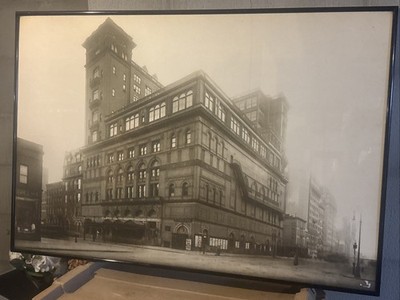 Large Print Of Carnegie Hall In Custom Frame