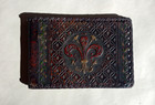 Victorian Art Deco Nouveau hand tooled embossed leather photo album devil Satan — photo 1