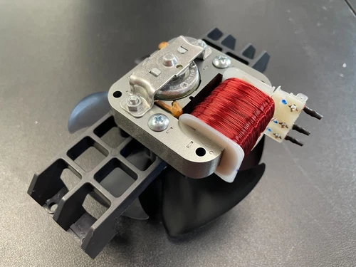 NEW Motor & Fan WB26X35507 WB38X37514 GENUINE OEM Cafe' GE Microwave OPEN BOX