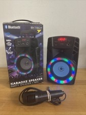 Karaoke Party Speaker With Microphone- Bluetooth- 9  - GREAT SOUND