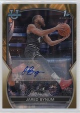 2022-23 Bowman U Chrome Prospect Gold Lava Refractor 12/50 Jared Bynum Auto 10qe