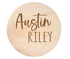 Personalized Newborn Birth Announcement Sign - Wooden Name Sign for Hospital