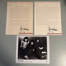THE MOVE / ELO / ROY WOOD Press Release Photo Bev Bevan Jeff Lynne 70&rsquo;s Wizzard
