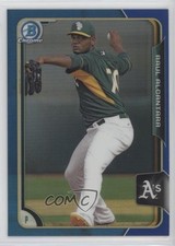 2015 Bowman Chrome Prospects Blue Refractor 143/150 Raul Alcantara #BCP146 2f9