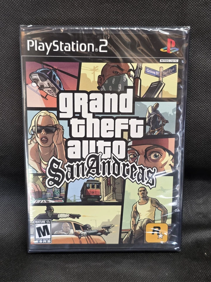 SEALED GTA3 PS2 GAME LOT: Grand Theft + San Andreas + Vice City [Trilogy] - Image 4 of 4