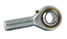 POS16L 16mm Dunlop Bronze Lined Rose Joint Male Rod End Bearing M16x2 Left Hand