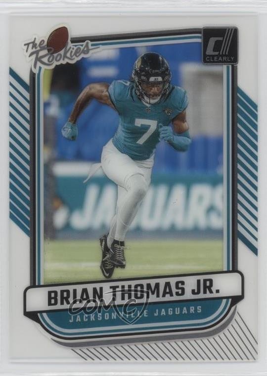 2024 Panini Clearly Donruss Clearly The Rookies Brian Thomas Jr #12 RC