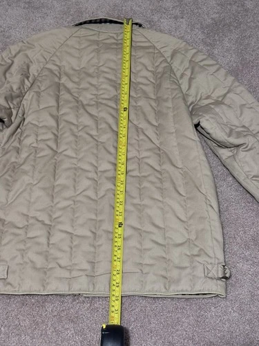 Vintage Aquascutum LondonMade in England Quilted JacketBeige Check Lined image 10