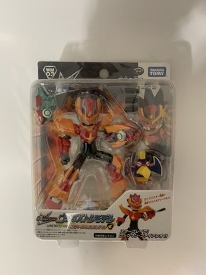 Mega Man Star Force Rockman Fire Leo Takara Tomy Wave Battle Figure NIB