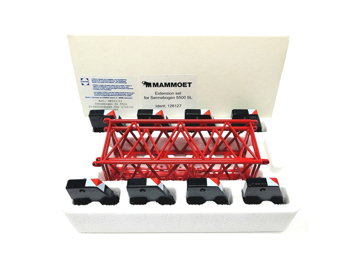 Sennebogen 5500SL Crawler Crane + Ext Kit Mammoet Conrad 1:50