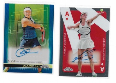 Liudmila Samsonova 2024 Topps Chrome Aces Auto Autograph!