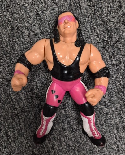 WWF Hasbro Bret Hart Hitman Action Figure 1992 Ser...