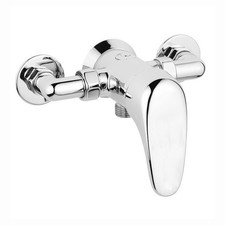 Shower Mixer Valve Tap Bromley Manual Exposed Wall Mounted Chrome ENKI BT3918