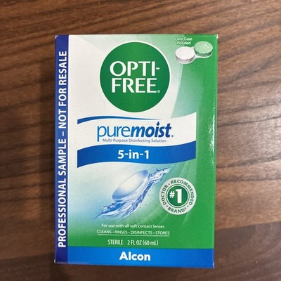 Travel-size OPTI-FREE Puremoist Multipurpose Contact Lens Solution, 2 Fl. Oz.