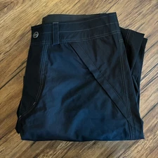 Kuhl Jetstream Rain Pant Mens 30x32 Black Nylon Outdoor Hiking Camping