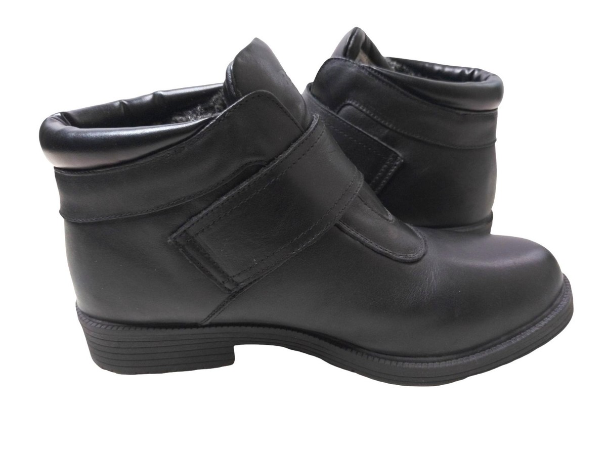 Propet Ankle Boot Mens‎ 10 D Black Leather Waterproof Winter Outdoor Lined Tyler Men main image 4