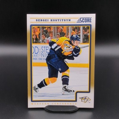 2012-13 Score Gold Rush #272 Sergei Kostitsyn - Nashville Predators
