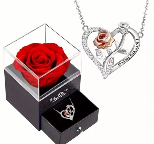 Regalo San Valentino Per Lei Ciondolo Collana Cuore Idee Regalo