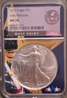 2022 American Silver Eagle NGC MS70 West Point Slab